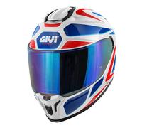 CASCO INTEGRALE GIVI 55.1 ZEPHIR BIANCO ROSSO BLU METAL DOPPIA VISIERA E PINLOCK