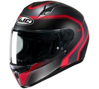 Casco Integrale HJC C10 Elie MC1SF Nero Rosso Opaco Taglia S