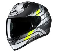 HJC Casco integrale C10 Hiper nero/grigio/giallo fluo Taglia M per maschi
