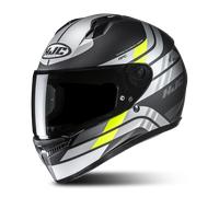 HJC C10 Hiper Casco, nero-grigio-giallo, taglia 2XL per maschi