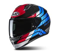 Casco integrale da moto HJC C10 Hiper MC21 nero-blu-rosso XL