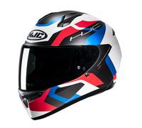Casco integrale Hjc C10 TINS Blu Rosso Bianco Nero