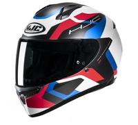 Casco Integrale HJC C10 Tins Bianco Blu Rosso Opaco Taglia S