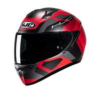 Casco integrale Hjc C10 TINS Rosso Nero Grigio