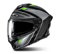 HJC Casco integrale C71 FABER MC7 Grigio/Arancio/Nero Taglia L