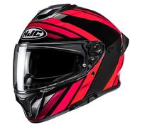 HJC Casco integrale C71 FABER MC1 Nero-Rosso Taglia XL