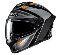 HJC Casco integrale C71 FABER MC7 Grigio/Arancio/Nero Taglia L