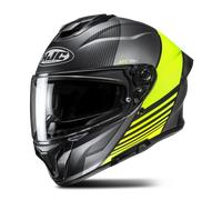 HJC, Casco Moto Integrale C71 MORIX Grey Yellow MC3HSF, XL