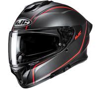 Casco Integrale HJC C71 Quez MC1SF Grigio Rosso S