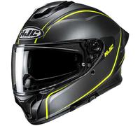 Casco Integrale HJC C71 Quez MC3HSF Grigio Giallo Fluo