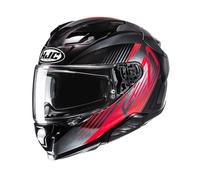 Casco F71 CATOS Nero Rosso HJC - UE: XL