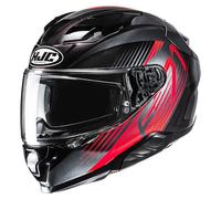 Casco F71 CATOS Nero Rosso HJC - UE: XL