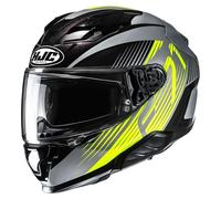 HJC Casco integrale F71 CATOS MC3H Nero/Giallo Fluo Taglia L