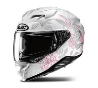 Casco F71 ELIZ Bianco Rosa HJC - UE: XS