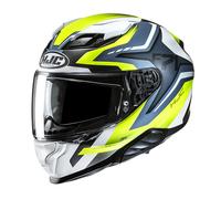 casco integrale HJC F71 FES giallo blu opaco