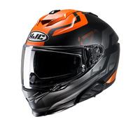Casco integrale Hjc i71 ENTA Arancio Nero Grigio XL