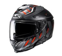 Casco integrale Hjc i71 SIMO Arancio Grigio Nero