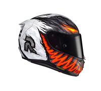 Casco integrale HJC RPHA 11 ANTI VENOM MARVEL in fibra MC1SF Nero Rosso Bianco M