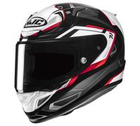 HJC RPHA 12 Brels Casco, nero-bianco-rosso, taglia S per maschi