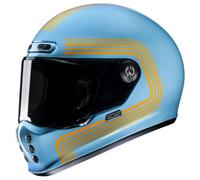 Casco V10 FONI Giallo Azzurro HJC - UE: M