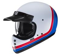 Casco integrale Hjc V60 SCOBY MC21 WHITE RED BLU helmet TAGLIA S