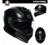 CASCO INTEGRALE IN FIBRA AGV K7 NERO OPACO ECE 22.06