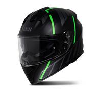 IXS 217 2.0, casco integrale L male Opaco Nero/Grigio/Verde Fluo