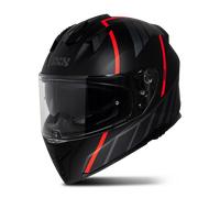 Casco Integrale iXS iXS217 2.0 Opaco Fluo Nero Opaco/RossoXXL Nero Opaco,Rosso