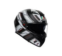 Casco K3 RIVIA Nero Bianco Opaco AGV - UE: XS
