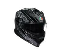 AGV K7 Damascus Casco, nero-argento, taglia L per maschi