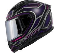 Casco Integrale Kappa KV56 Neon Nero Opaco Rosa M