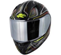 Casco Integrale Kappa KV56 Neon Nero Opaco Rosso XL