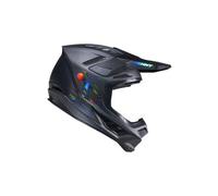 Casco integrale kenny titanium carbon matt holographic