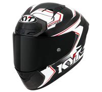 Casco Integrale KYT NZ RACE Carbon Competition White