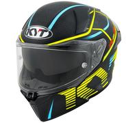 Casco Integrale KYT R2R Concept Matt Black/Yellow Taglia:XXL