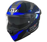 Casco Integrale KYT R2R Led Matt Black/Blue