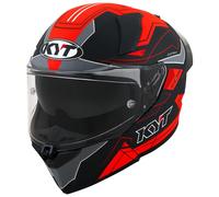 Casco Integrale KYT R2R Led Matt Black/Red