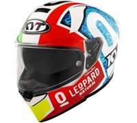 KYT R2R MAX Foggia Misano 2021 Replica, casco integrale XS male Bianco/Rosso/Verde/Azzurro