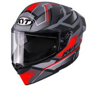 Casco Integrale KYT R2R Parsec Matt Grl Grey/Red Taglia:XL