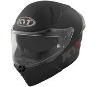 KYT R2R Plain, casco integrale L male Nero Opaco