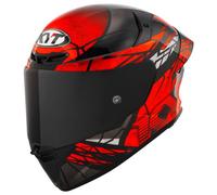 KYT TT-Revo Combustion Casco, rosso, taglia XS per maschi
