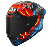 KYT TT-Revo Magnet Elmetto, rosso-blu, taglia S per maschi