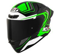 Casco Integrale KYT TT-REVO Overtech Black/Green Taglia:XL