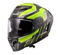 LS2, Casco Moto Integrale DRAGON TRAX H-V Yellow, L