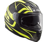 Casco integrale LS2 FF320 STREAM EVO JINK Nero opaco Giallo L