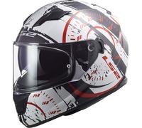 Casco integrale LS2 FF320 STREAM EVO TACHO Bianco Nero Rosso