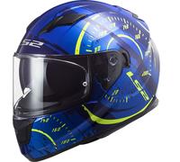 Casco integrale LS2 FF320 STREAM EVO TACHO Blu Giallo M