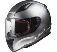 LS2 FF353 Rapid II Solid Casco, argento, taglia 3XL per maschi