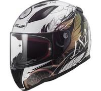Casco Integrale Ls2 FF353 Rapid II Boho Bianco Nero Rosa Lucido M