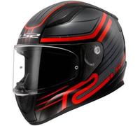 Casco Integrale Ls2 FF353 Rapid II Circuit Nero Rosso Lucido M